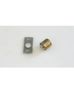 Kugelschnäpper, Beschläge, Messing, 15mm, 12mm
