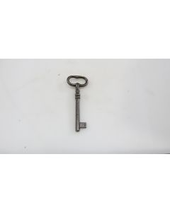 Schlüssel Rohling, Beschläge, Eisen, Halmlänge 53mm, Bart b 7mm l 5mm, Durchmesser 7mm