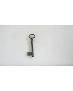 Schlüssel Rohling, Beschläge, Eisen, Halmlänge 60mm, Bart b 12mm l 15mm, Durchmesser 7mm