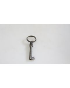Schlüssel Rohling, Beschläge, Eisen, Halmlänge 35mm, Bart b 6mm l 6mm, Durchmesser 6mm