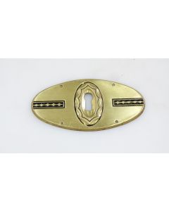 Schild, Beschläge, Messing, 100mm, 50mm