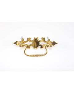 Griff, quer, poliert, Beschläge, Messing, 3.5 cm, 11.5 cm