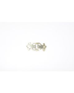 Schild, quer, poliert, Beschläge, Messing, 2.5 cm, 5.5 cm