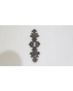 Schild, Kommoden Beschläge, altverzinnt, 125mm, 40mm