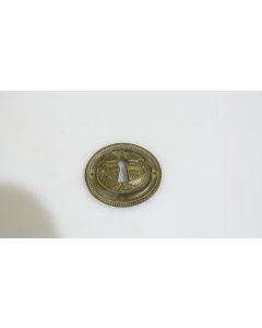 Schild, Beschläge, Messing, 53mm, 45mm