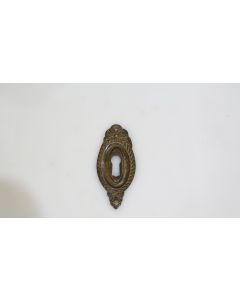 Schild, Beschläge, Messing, 85mm, 37mm