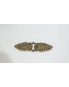 Schild, Kommoden Beschläge, Messing, 125mm, 32mm