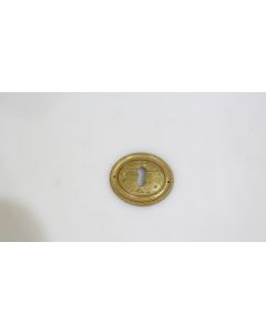 Schild, Beschläge, Messing, 55mm, 48mm