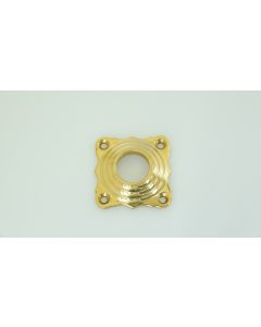 Rosette, Tür und Fensterbeschläge, Messing, 42mm, 42mm uni