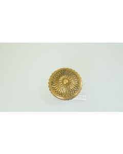 Türknauf, Tür und Fensterbeschläge, Messing uni, Durchmesser 57mm