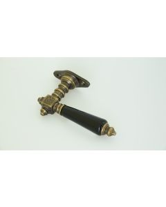 Halbolive Griffhülse wählbar, Tür und Fensterbeschläge, Messing, Keramik, 125mm, 23mm uni