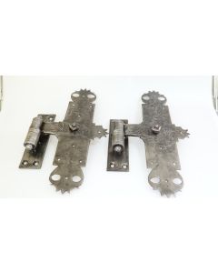 Türband inklusive Kloben 2Stück, Historische Schlösser und Bänder, Eisen, 325mm, 160mm uni