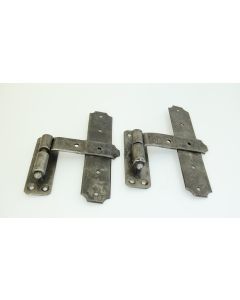 Türband 2 Stück ink. Kloben, Historische Schlösser und Bänder, Eisen, 205mm, 115mm uni