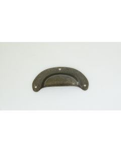 Muschelgriff altverzinnt, Beschläge, Eisen, 65mm uni