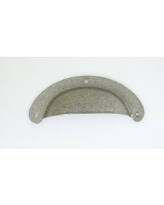 Muschelgriff altverzinnt, Beschläge, Eisen, 95mm uni