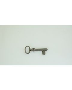 Rohschlüssel, voll, Beschläge, Eisen, Halmlänge 30mm, Bart b 6mm l 9mm uni, Durchmesser 6mm