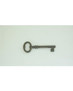 Rohschlüssel ,voll, Beschläge, Eisen, Halmlänge 42mm, Bart b 5mm l 9mm uni, Durchmesser 6mm