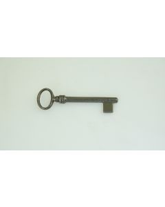 Rohschlüssel, voll, Beschläge, Eisen, Halmlänge 55mm, Bart b10mm l 11mm uni, Durchmesser 6mm