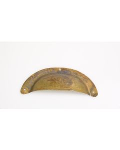 Muschelgriff, Beschläge, Messing, 97mm, 40mm uni