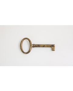 Rohschlüssel, Beschläge, Messing, Halmlänge 42mm, Bart b 6mm l 7mm uni, Durchmesser 6mm