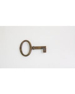 Rohschlüssel, Beschläge, Messing, Halmlänge 24mm, Bart b 6mm l7mm uni, Durchmesser 6mm