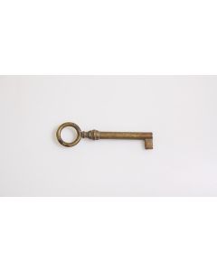 Rohschlüssel, Beschläge, Messing, Halmlänge 42mm, Bart b 6mm l 7mm uni, Durchmesser 6mm