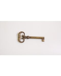 Rohschlüssel, Beschläge, Messing, Halmlänge 44mm, Bart b 6mm 7mm uni, Durchmesser 6mm