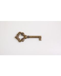 Rohschlüssel, Beschläge, Messing, Halmlänge 34mm, Bart b 6mm l 7mm uni, Durchmesser 6mm