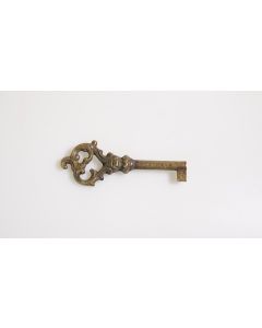 Rohschlüssel, Beschläge, Messing, Halmlänge 34mm, Bart b 6mm l 7mm uni, Durchmesser 6mm
