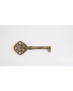 Rohschlüssel, Beschläge, Messing, Halmlänge 42mm, Bart b 6mm l 7mm uni, Durchmesser 6mm