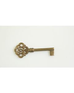 Rohschlüssel, Beschläge, Messing, Halmlänge 43, Bart b 9mm l 11mm uni, Durchmesser 6mm