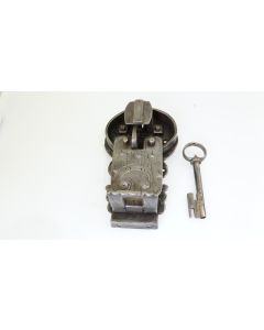 Truhenschloss, Historische Schlösser und Bänder, Eisen, 245mm, 120mm uni, Dornmass 165mm