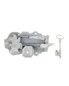 offenes Schloss, Historische Schlösser und Bänder, Eisen, 165mm, 100mm uni, Dornmass 80mm