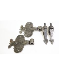 Türband Paar, Historische Schlösser und Bänder, Eisen, 140mm, 145mm uni