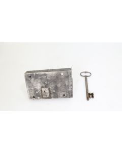 Kastenschloss rechts, Historische Schlösser und Bänder, Eisen, 140mm, 90mm uni, Dornmass 85mm