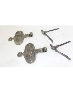 Türband, Historische Schlösser und Bänder, Eisen, 175mm, 125mm uni