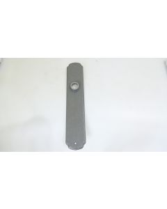 Türschild für Haus und Zimmertüren, Tür und Fensterbeschläge, Eisen thermopatiniert, 262mm, 50mm uni