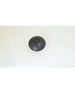Türknopf-Lochteil, Tür und Fensterbeschläge, Eisen verzinkt und patiniert uni, Durchmesser 75mm