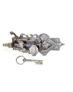 offenes Türschloss, Historische Schlösser und Bänder, Eisen, 290mm, 115mm uni, Dornmass 125mm