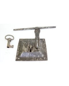 Kistenschloss, Historische Schlösser und Bänder, Eisen, 125mm, 125mm uni