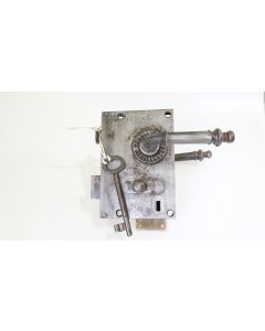 Türschloss, Historische Schlösser und Bänder, Eisen, 160mm, 110mm uni, Dornmass 70mm