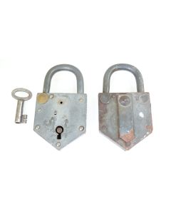 Vorhängeschloss Paar, Historische Schlösser und Bänder, Eisen, 160mm, 90mm uni