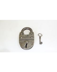 Vorhängeschloss, Historische Schlösser und Bänder, Eisen, 140mm, 85mm uni