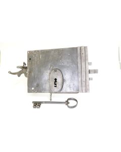 Türschloss, Historische Schlösser und Bänder, Eisen, 240mm, 170mm uni, Dornmass 105mm