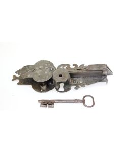 Offenes Schloss, Historische Schlösser und Bänder, Eisen, 270mm, 105mm uni, Dornmass 125mm