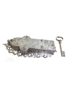 Offenes Schloss, Historische Schlösser und Bänder, Eisen, 295mm, 130mm uni, Dornmass 165mm