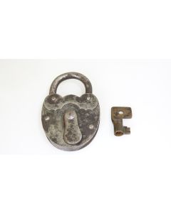Vorhängeschloss, Historische Schlösser und Bänder, Eisen, 130mm, 80mm uni