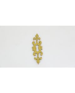 Schild, Beschläge, Messing, 60mm, 20mm uni