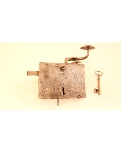 Türschloss, Historische Schlösser und Bänder, Eisen, 135mm, 103mm uni, Dornmass 70mm