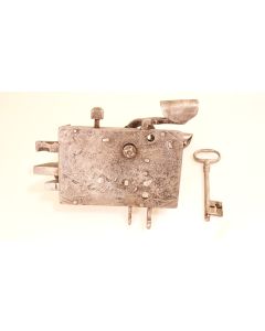 Türschloss, Historische Schlösser und Bänder, Eisen, 155mm, 100mm uni, Dornmass 85mm